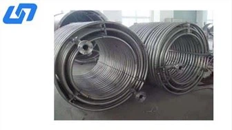 Dvojitý spirálový titanový trubkový radiátor